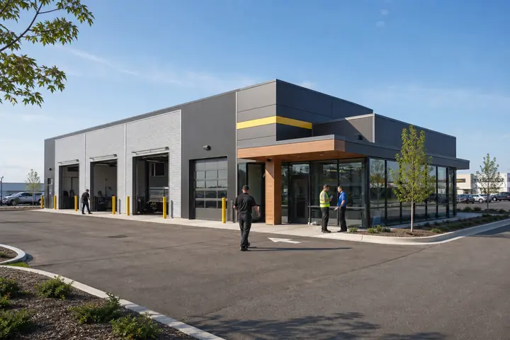 Commercial modular building design for Belleville projects