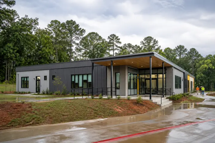 Commercial modular building design for Bryan, Texas projects