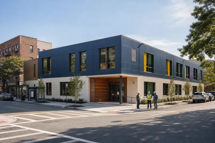 Commercial modular building design for Jurupa Valley, California projects