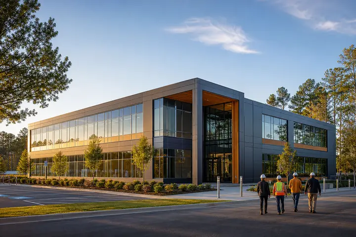Commercial modular building design for Portland, Maine projects