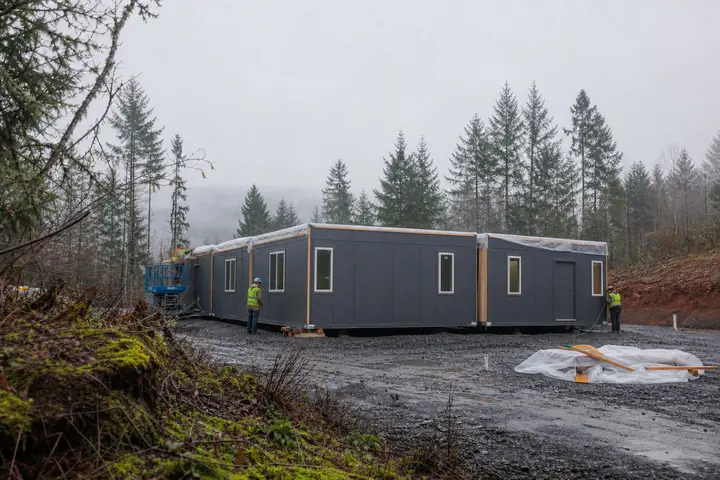 Commercial modular building design for Salem, Oregon projects