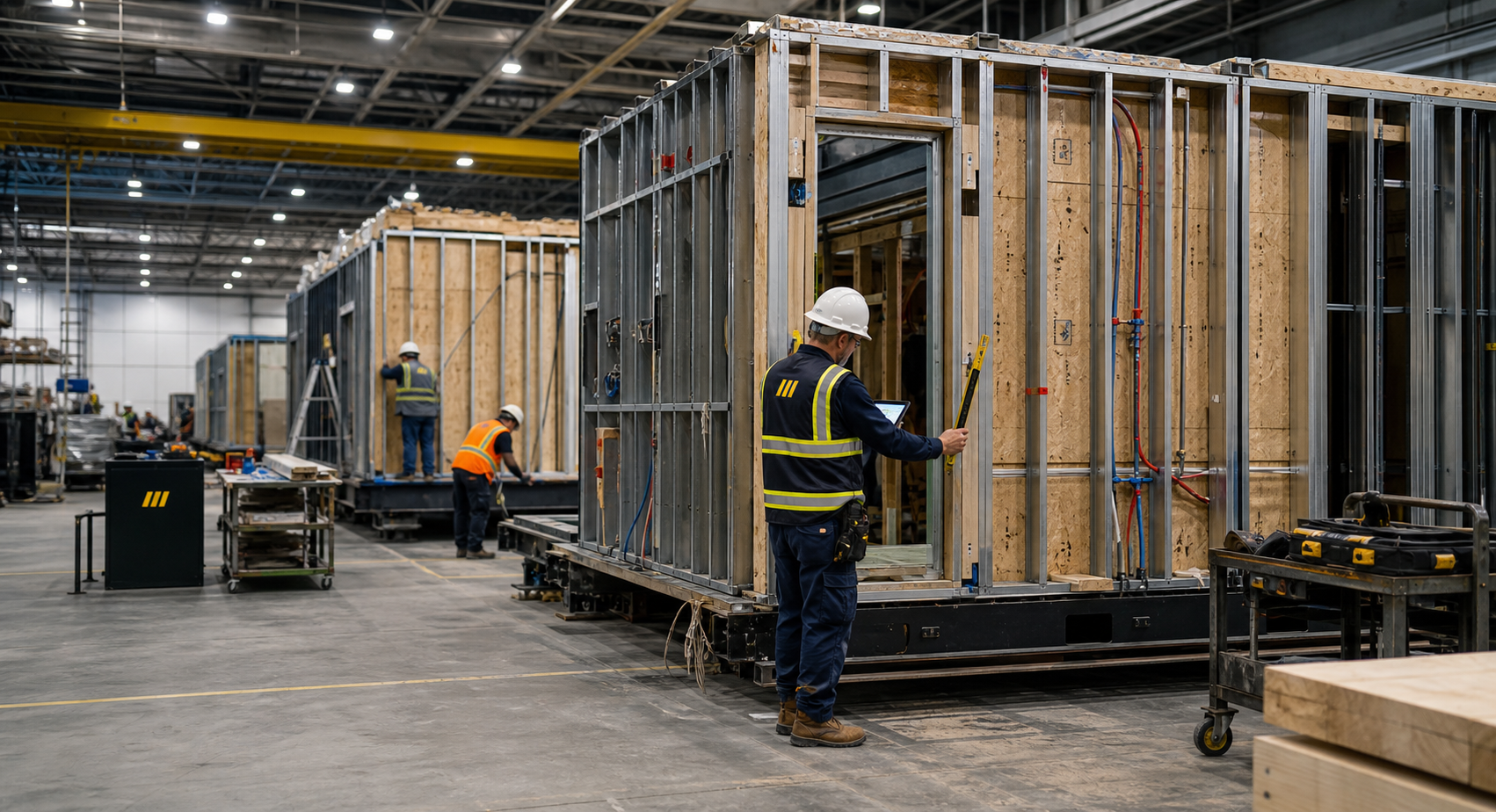 modular building factory quality inspection